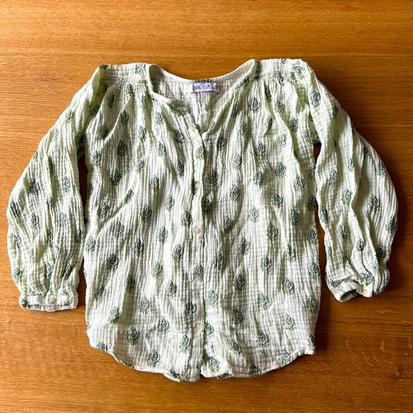 Zara Other - Zara Girls Seersucker Boho Top size 9 Years
